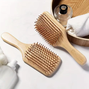 Brosse à Cheveux en Bambou Rectangulaire Écologique 🌿