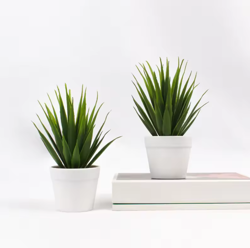 Plante artificielle décorative en pot (Lot de 2)🌿 – Image 2