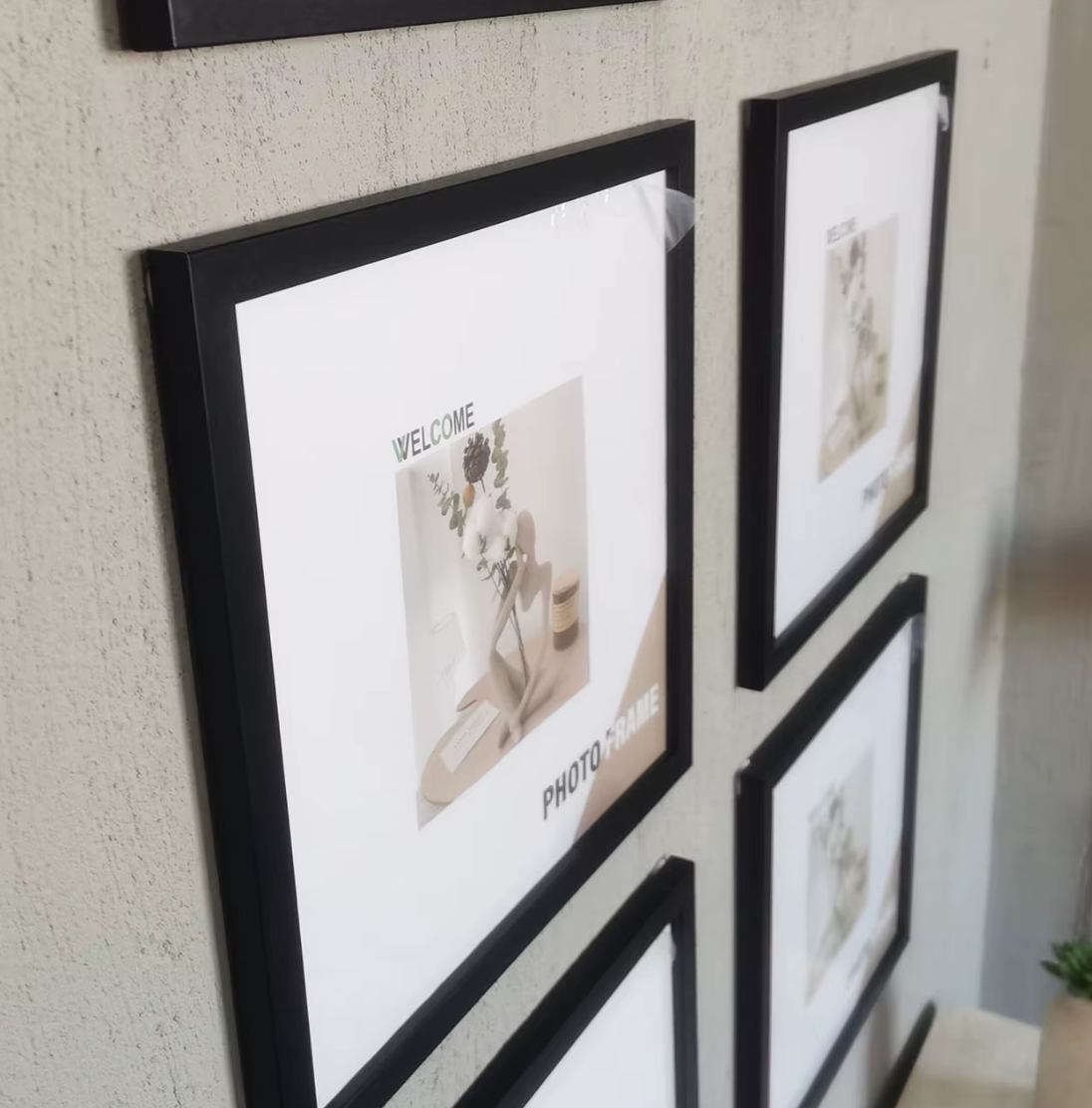 Cadre photo noir élégant 15X15cm (Lot de 3) 🖼️ – Image 3